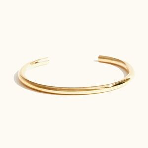 Chunky Cuff Bracelet Gold Plated
